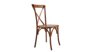 Cross Back Chair - Chestnut