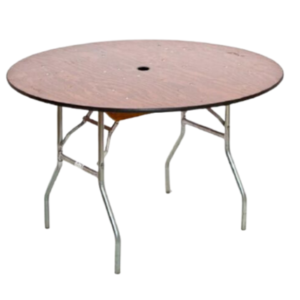 54" Round Umbrella Table