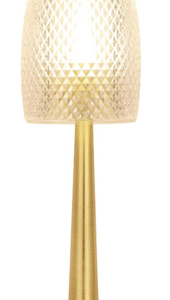 Gold Cordless Table Lamp - 13"