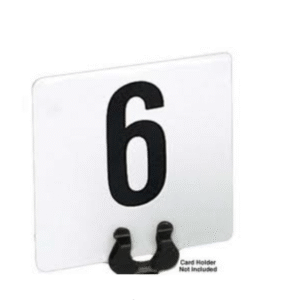 Table Number Cards