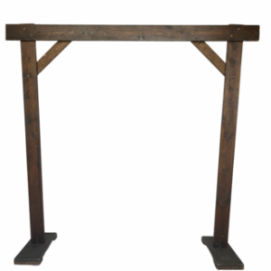 Bridal Arch - Rectangular Wood Finish