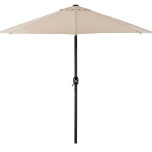 Umbrella with Base - Tan