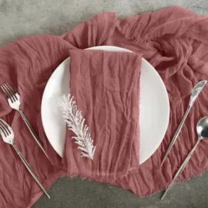 Cheesecloth Napkin - Mauve