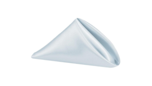 Linen Napkin - Dusty Blue Satin