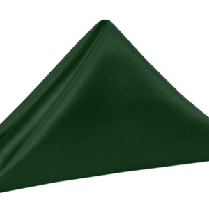 Linen Napkin - Hunter Green Satin