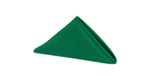 Linen Napkin - Kelly Green Poly