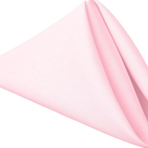 Linen Napkin - Pastel Pink Poly