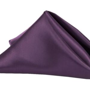 Linen Napkin - Plum Satin