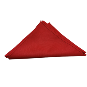 Linen Napkin - Red Poly