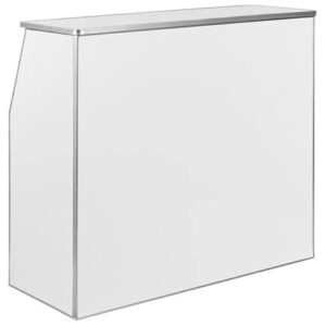 Portable White Bar - 4ft