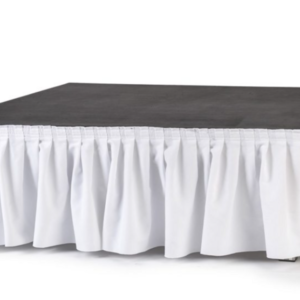 Stage Skirting - 2 foot White