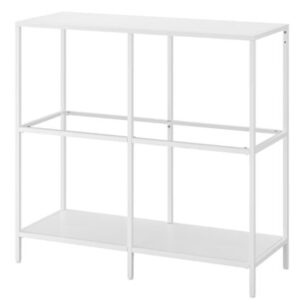 White Glass Shelf - Short